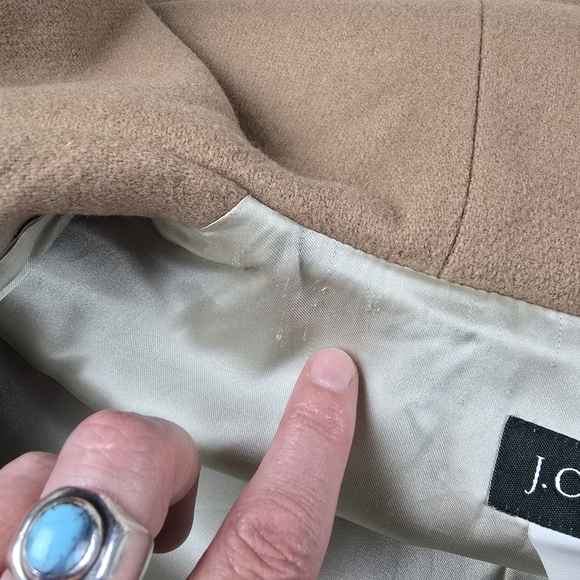 J.Crew Wool Blend toggle Duffle Pea Coat Medium Petite - Picture 6 of 16